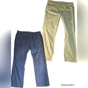2 pairs of Joeseph Abboud classic fit casual dress slacks